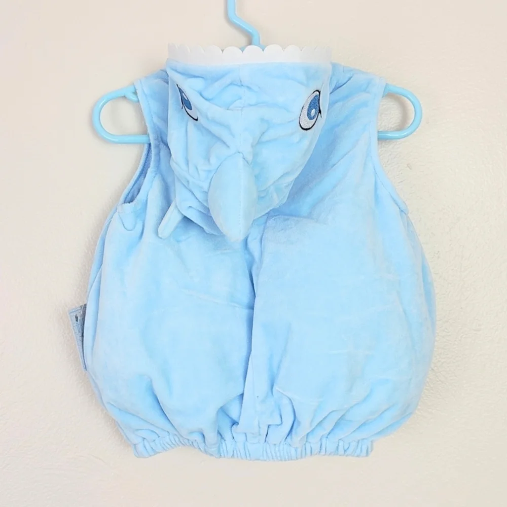 NEW! Baby Shark Unisex Baby Halloween Costume 3-6M Girl Boy One Piece Outfit